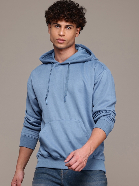 The Roadster Lifestyle Co. Relaxed Fit Hooded Printed Sweatshirt - Image 3