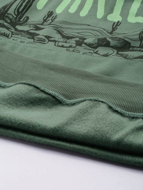 The Roadster Life Co. Typography Printed Hooded Sweatshirt - Image 6
