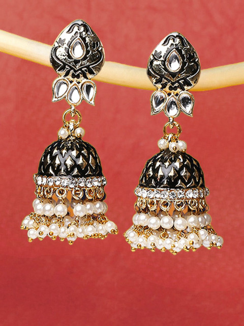 Anouk Women Floral Jhumkas Earrings