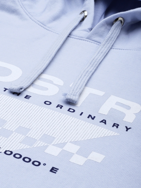 The Roadster Life Co. Brand Logo Printed Relaxed Fit Hooded Sweatshirt - Image 2