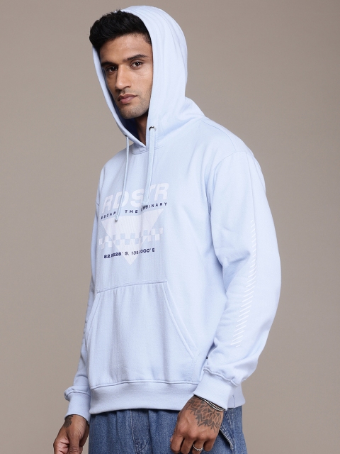 The Roadster Life Co. Brand Logo Printed Relaxed Fit Hooded Sweatshirt - Image 3