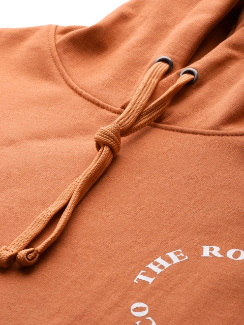 The Roadster Lifestyle Co. Embossed Print Relaxed Fit Hooded Sweatshirt - Image 2