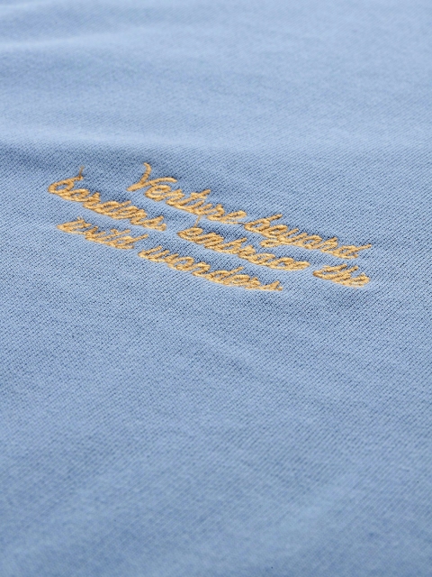 The Roadster Lifestyle Co. Printed Hooded Relaxed Sweatshirt - Image 6