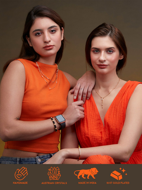 MINUTIAE Brass Gold-Plated Necklace - Image 7