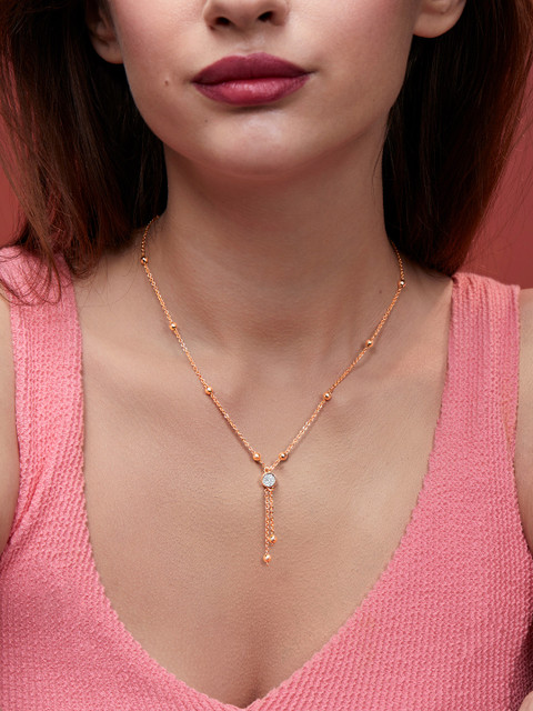 MINUTIAE Brass Gold-Plated Necklace - Image 5