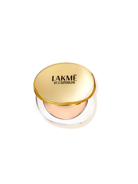 Lakme Makeup+Skincare 1% Vit C Superglow Skin Perfecting SPF20 Compact 8g - Ivory 10