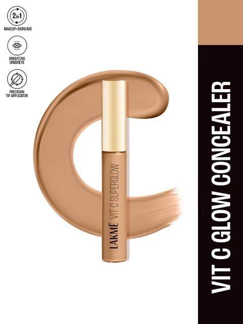 Lakme Makeup+Skincare 1%Vit-C Superglow Matte Concealer For Radiant Glow 5.4ml - 24 Beige - Image 2