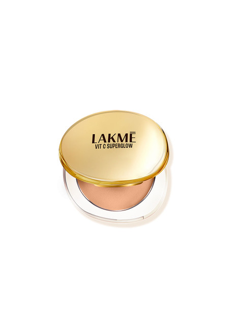 Lakme Makeup+Skincare 1% Vit C Superglow Skin Perfecting SPF20 Compact 8g - Cinnamon 30
