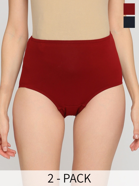 Evamomies Pack Of 2 High-Rise Cotton Maternity Briefs