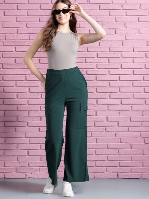 DressBerry Bizwear Women Cargo Style Trousers
