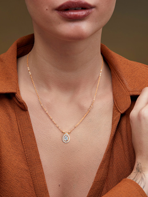 MINUTIAE Brass Gold-Plated Necklace - Image 5