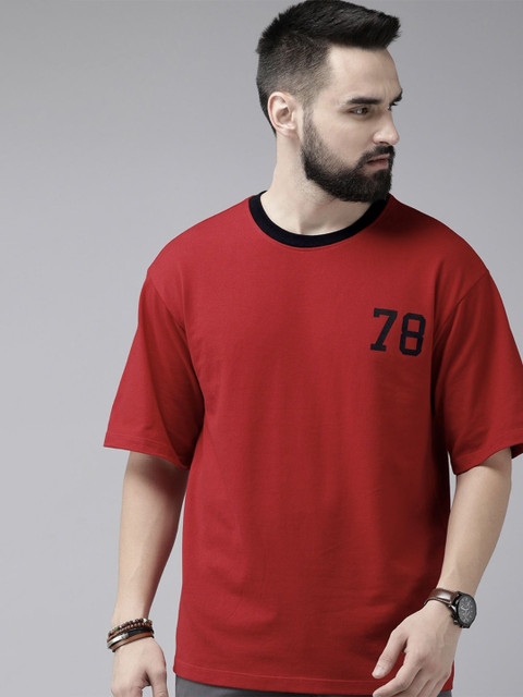 The Roadster Lifestyle Co Round Neck Printed T-Shirts