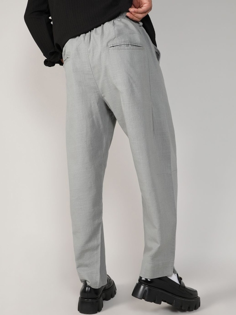 Campus Sutra Men Comfort Mid-Rise Easy Wash Formal Trousers - Image 3
