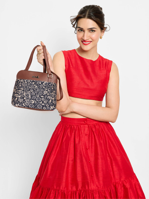 ZOUK Floral Printed Structured Sling Bag