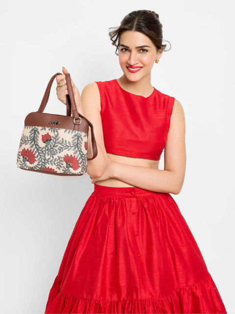 ZOUK Floral Printed Structured Sling Bag