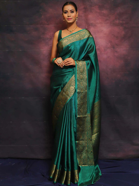 KALINI Zari Banarasi Saree