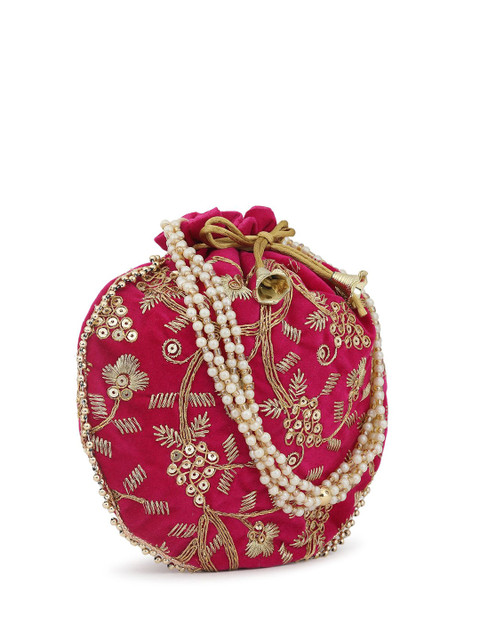 DRASTR Embroidered Potli Clutch - Image 3