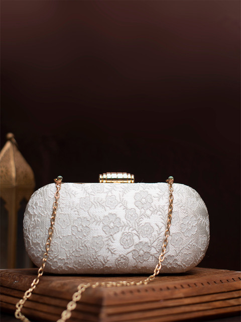 ARTKLIM Embroidered Box Clutch