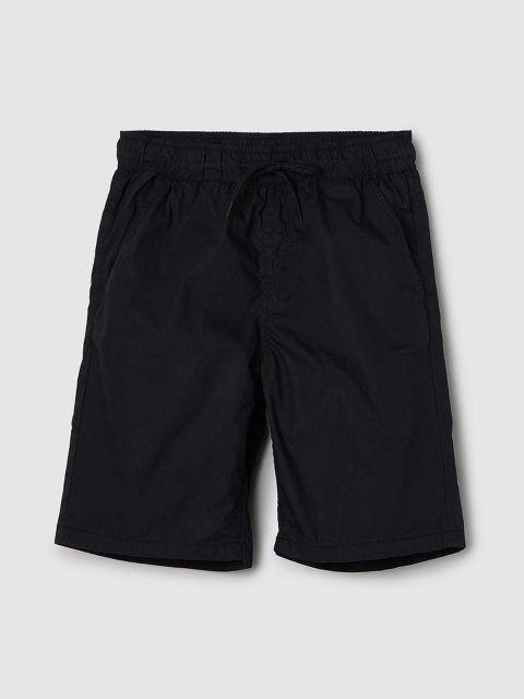 max Boys Mid-Rise Pure Cotton Shorts