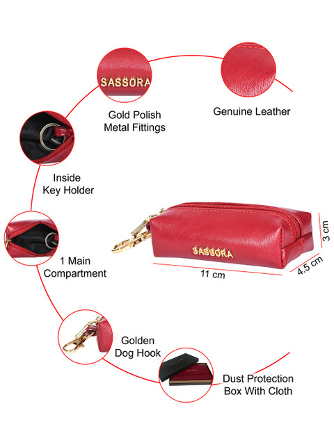 Sassora Leather Travel Pouch - Image 7