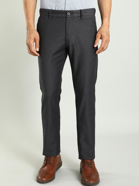 Indian Terrain Men Brooklyn Slim Fit Formal Trouser