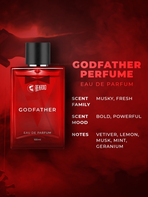 BEARDO Men Set Of 2 Godfather Long Lasting Eau De Parfum - 100ml Each - Image 3