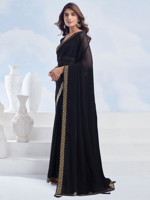 KALINI Woven Design Pure Georgette Saree - Image 3