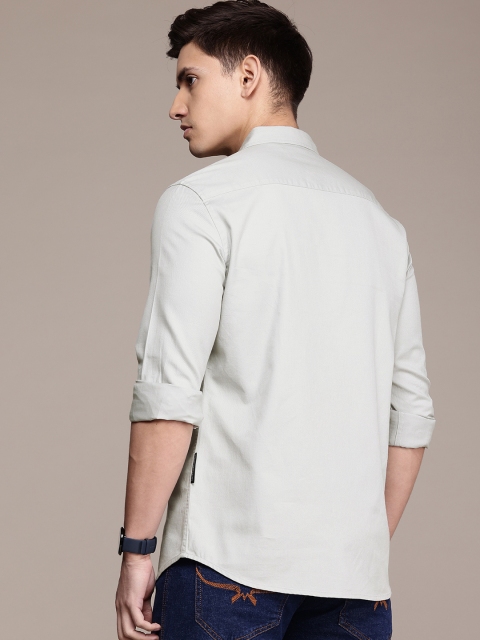 French Connection Men Premium Slim Fit Pure Cotton Casual Shirt - Image 6