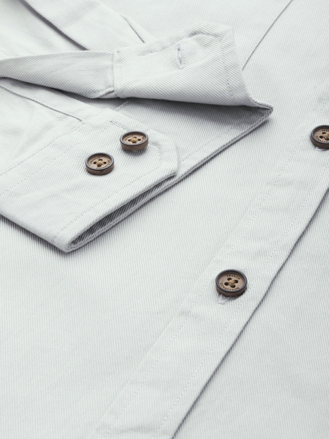 French Connection Men Premium Slim Fit Pure Cotton Casual Shirt - Image 3