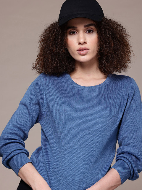 The Roadster Lifestyle Co. Acrylic Knitted Pullover