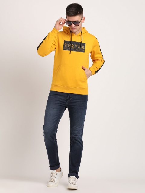 Turtle Brand Logo Printed Hooded Long Sleeves Pullover Sweatshirt - Image 6