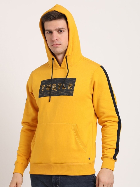 Turtle Brand Logo Printed Hooded Long Sleeves Pullover Sweatshirt - Image 4