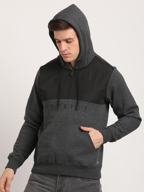Turtle Colourblocked Hooded Pullover Sweatshirt - Image 4