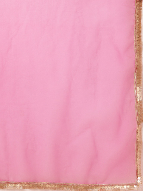 all about you Foil Print Ready to Wear Lehenga & Blouse With Dupatta - Image 4
