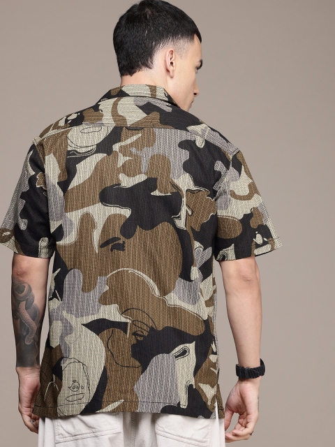 Roadster Men Printed Cuban Collar Relaxed Fit Pure Cotton Casual Shirt - Image 4