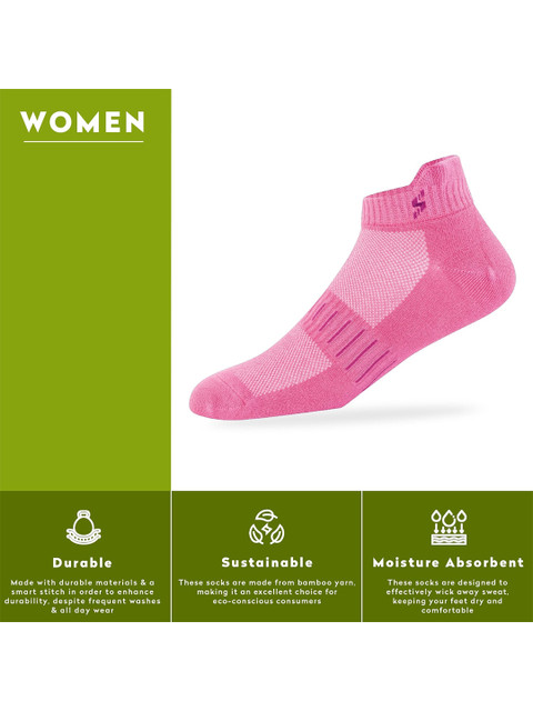Supersox Bamboo Ankle Casual Socks For Women, (Pack Of 3) - Image 4
