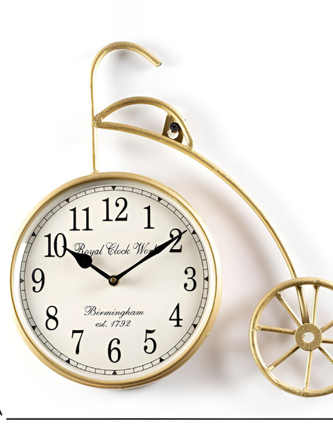 vedas White Solid Round Analogue Wall Clock - Image 3