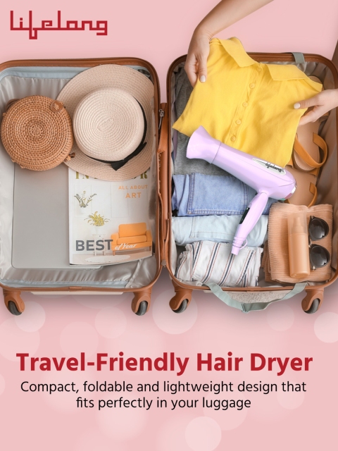 Lifelong Unisex 2100 W Portable Hair Dryer LLPCW205 - Image 4