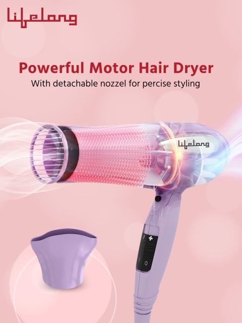 Lifelong Unisex 2100 W Portable Hair Dryer LLPCW205 - Image 3