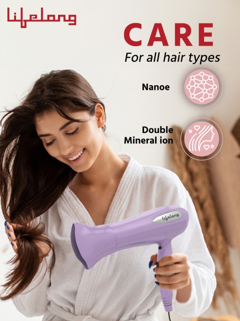 Lifelong Unisex 2100 W Portable Hair Dryer LLPCW205 - Image 2