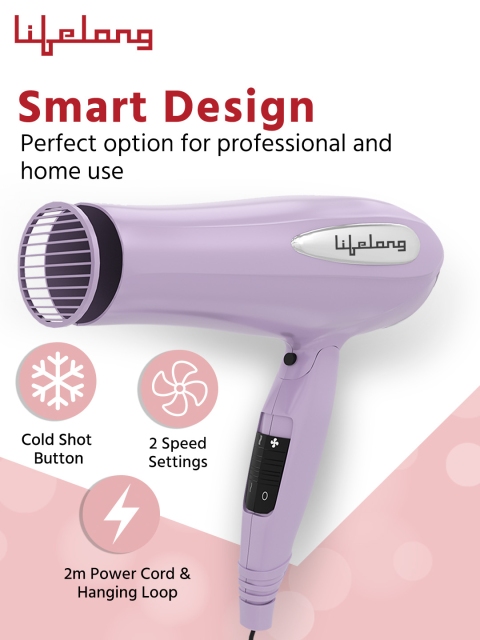 Lifelong Unisex 2100 W Portable Hair Dryer LLPCW205 - Image 5