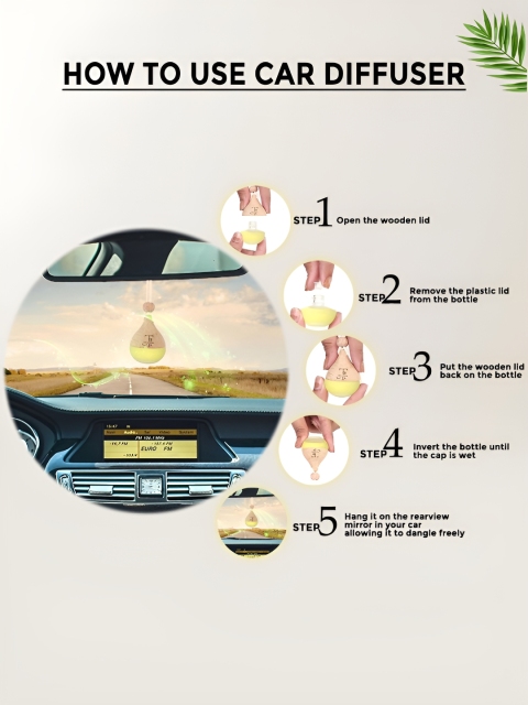 THE ACADOUR Pack of 2 Car perfume- Country and Rainforest 8ml each - Image 3