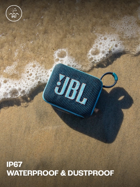 JBL Go 4 Blue Ultra Portable Water & Dust Proof 4.2 W Bluetooth Speaker - Image 6