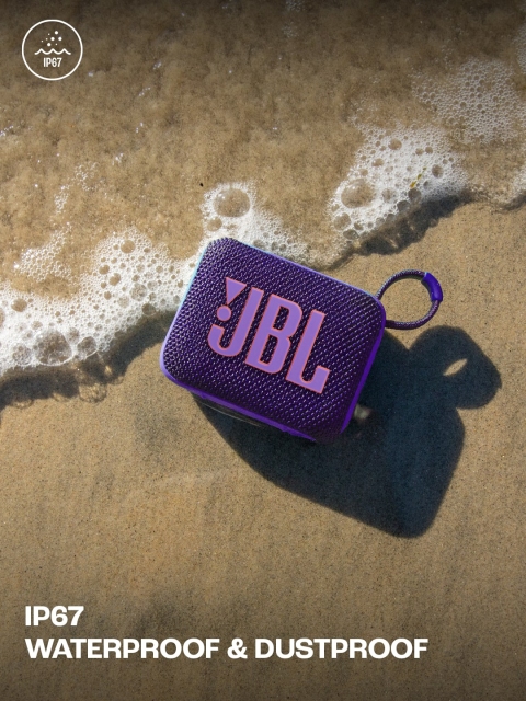 JBL Go 4 Purple Ultra Portable Water & Dust Proof 4.2 W Bluetooth Speaker - Image 6