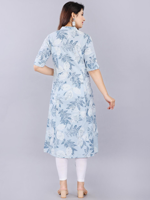 Mintmarie Women Floral Printed A-line Kurta - Image 5