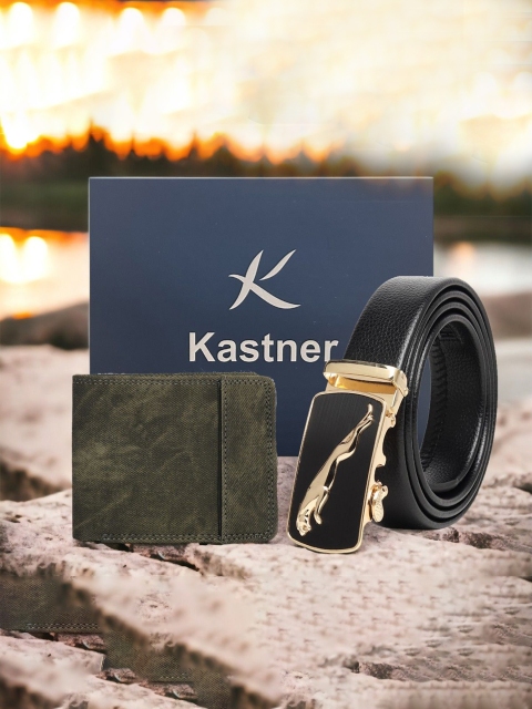 Kastner Men Accessory Gift Set of Belt & Wallet