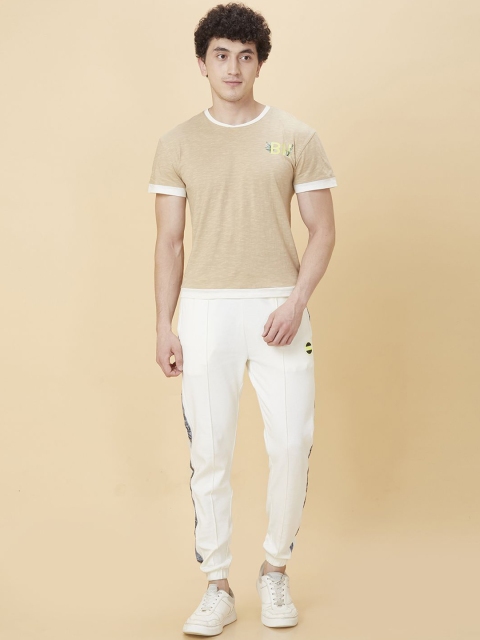 Being Human Men Mid Rise Drawstring Closure Joggers Track Pants - Image 4