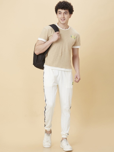 Being Human Men Mid Rise Drawstring Closure Joggers Track Pants - Image 5