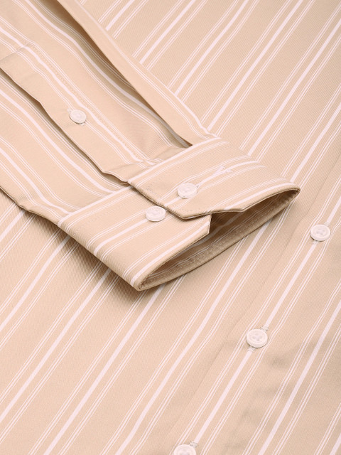 Van Heusen Pure Cotton Slim Fit Striped Formal Shirt - Image 3