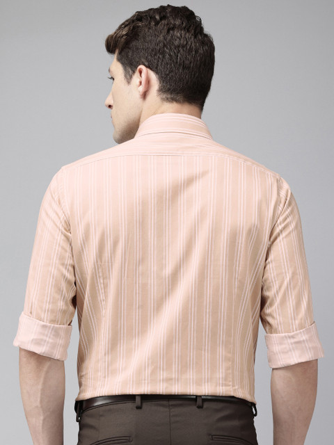 Van Heusen Pure Cotton Slim Fit Striped Formal Shirt - Image 5
